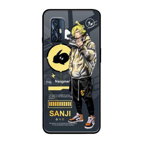 Cool Sanji Vivo V17 Glass Back Cover Online