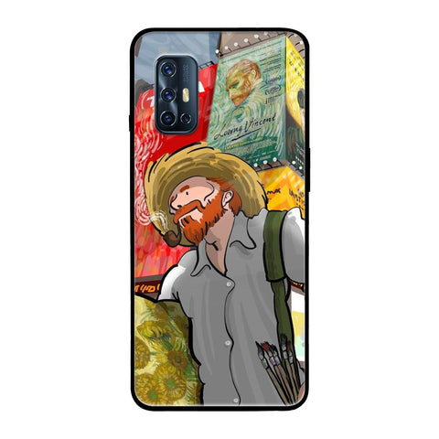 Loving Vincent Vivo V17 Glass Back Cover Online