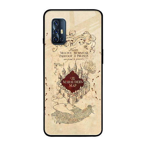 Magical Map Vivo V17 Glass Back Cover Online