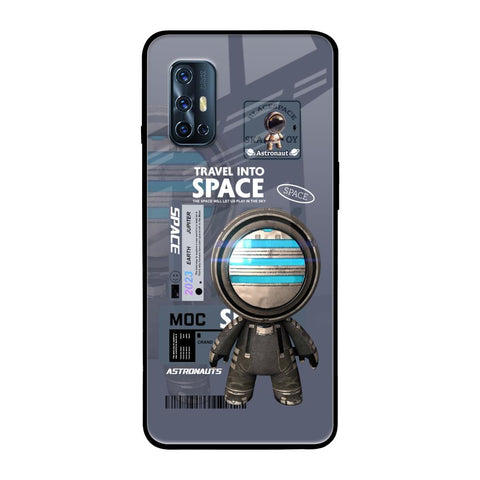 Space Travel Vivo V17 Glass Back Cover Online