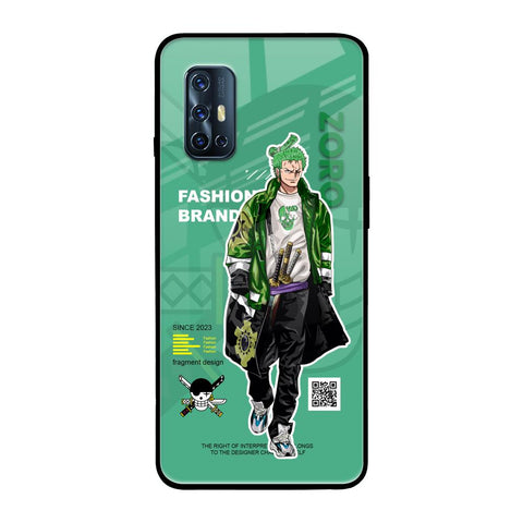 Zoro Bape Vivo V17 Glass Back Cover Online