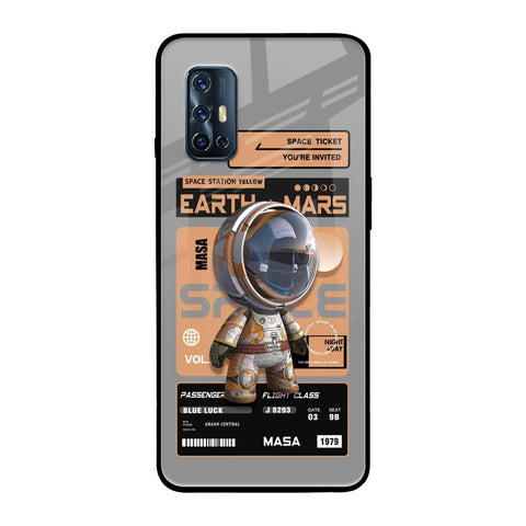 Space Ticket Vivo V17 Glass Back Cover Online