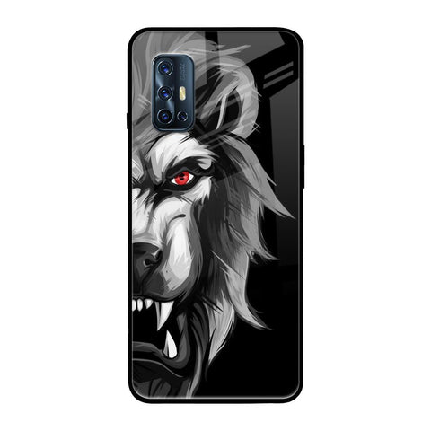 Wild Lion Vivo V17 Glass Back Cover Online