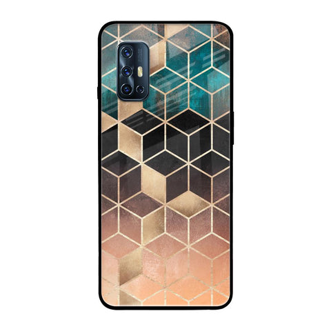 Bronze Texture Vivo V17 Glass Back Cover Online