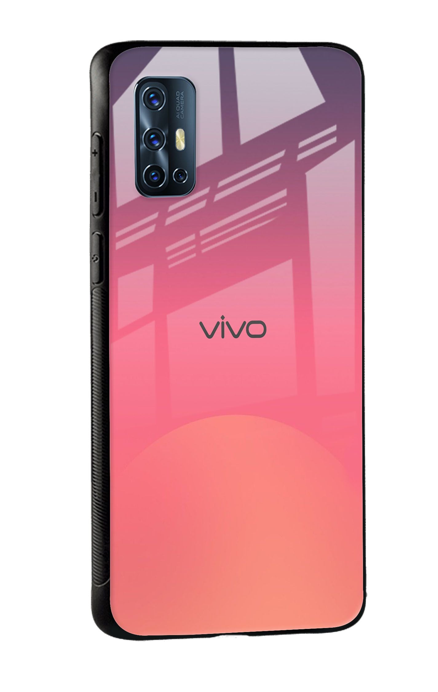 Sunset Orange Glass Case for Vivo X50 Pro
