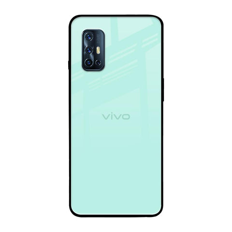 Teal Vivo V17 Glass Back Cover Online