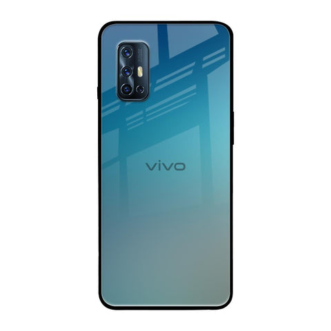 Sea Theme Gradient Vivo V17 Glass Back Cover Online