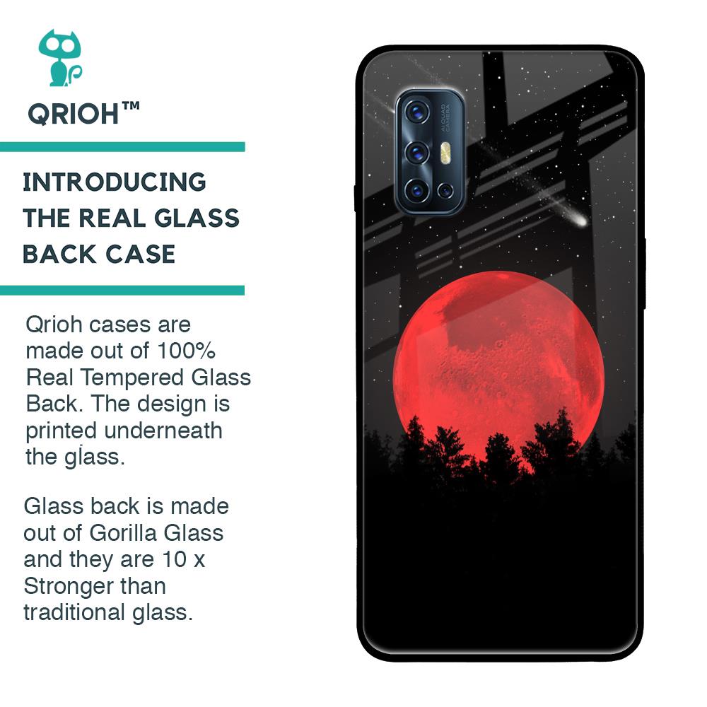 Moonlight Aesthetic Glass Case For Vivo V17
