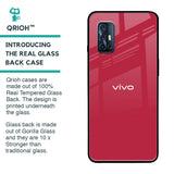 Solo Maroon Glass case for Vivo V17