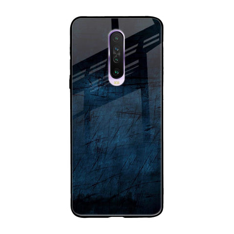 Dark Blue Grunge Xiaomi Redmi K30 Glass Back Cover Online