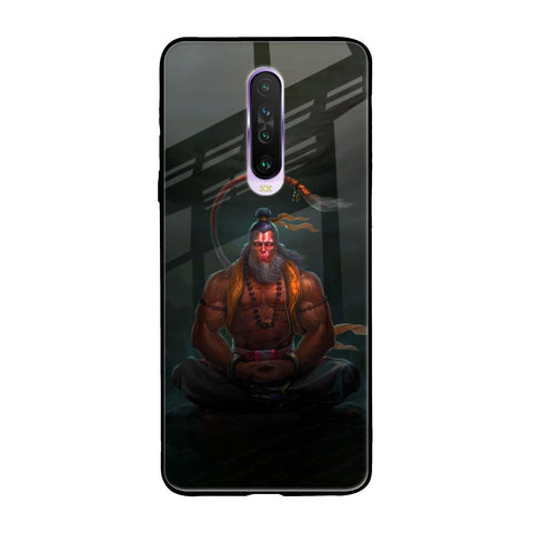 Lord Hanuman Animated Xiaomi Redmi K30 Glass Back Cover Online