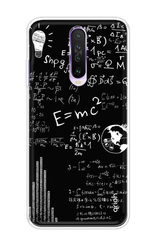 Equation Doodle Xiaomi Redmi K30 Pro Back Cover