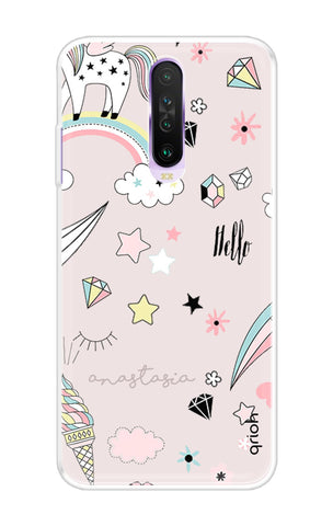 Unicorn Doodle Xiaomi Redmi K30 Pro Back Cover