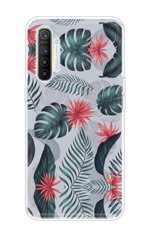 Retro Floral Leaf Realme X2 Back Cover