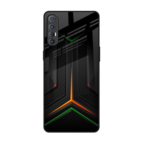 Modern Ultra Chevron Oppo Reno 3 Pro Glass Back Cover Online