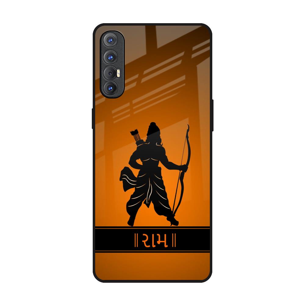 Halo Rama Oppo Reno 3 Pro Glass Back Cover Online