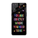 Magical Words Oppo Reno 3 Pro Glass Back Cover Online