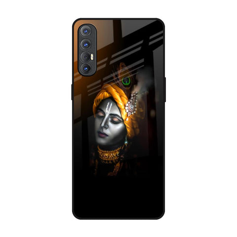 Ombre Krishna Oppo Reno 3 Pro Glass Back Cover Online