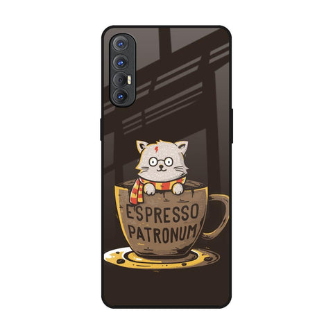 Tea With Kitty Oppo Reno 3 Pro Glass Back Cover Online
