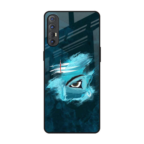 Power Of Trinetra Oppo Reno 3 Pro Glass Back Cover Online