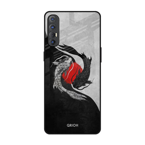 Japanese Art Oppo Reno 3 Pro Glass Back Cover Online