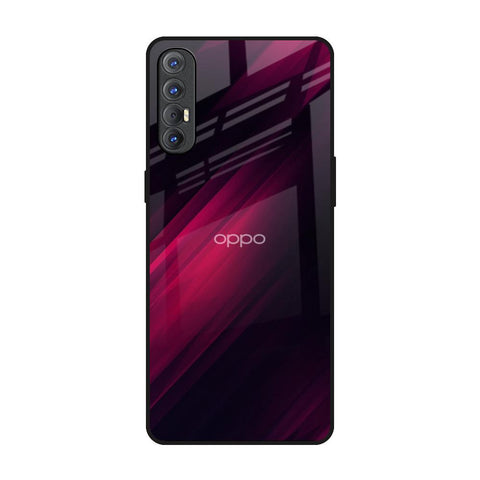 Razor Black Oppo Reno 3 Pro Glass Back Cover Online