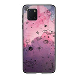 Space Doodles Samsung Galaxy Note 10 lite Glass Back Cover Online