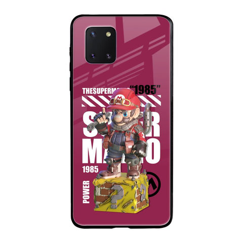 Gangster Hero Samsung Galaxy Note 10 lite Glass Back Cover Online