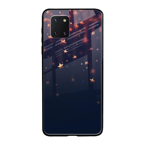 Falling Stars Samsung Galaxy Note 10 lite Glass Back Cover Online