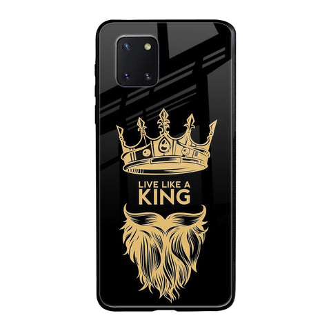 King Life Samsung Galaxy Note 10 lite Glass Back Cover Online