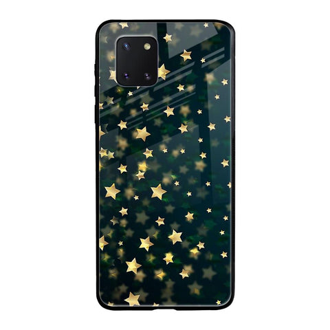 Dazzling Stars Samsung Galaxy Note 10 lite Glass Back Cover Online