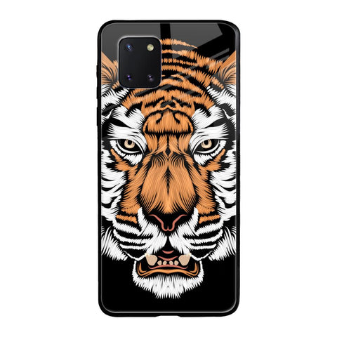 Angry Tiger Samsung Galaxy Note 10 lite Glass Back Cover Online