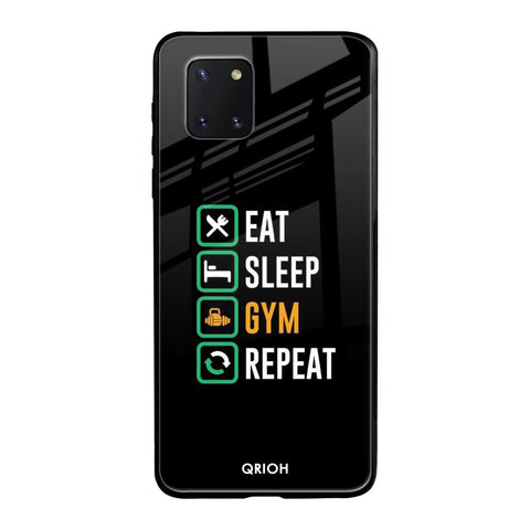 Daily Routine Samsung Galaxy Note 10 lite Glass Back Cover Online