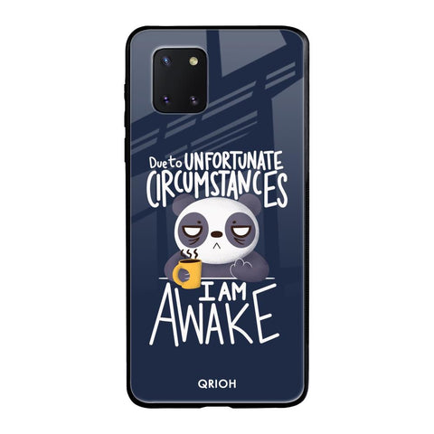 Struggling Panda Samsung Galaxy Note 10 lite Glass Back Cover Online