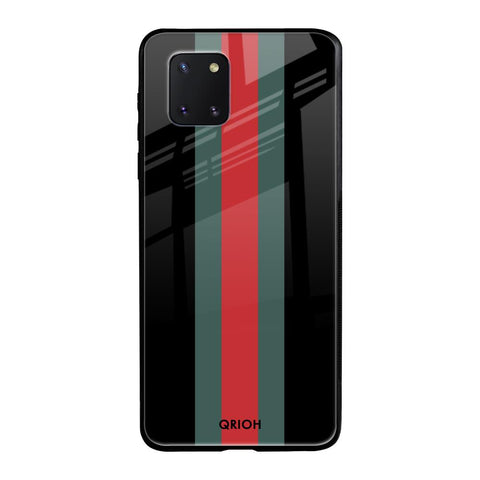 Vertical Stripes Samsung Galaxy Note 10 lite Glass Back Cover Online