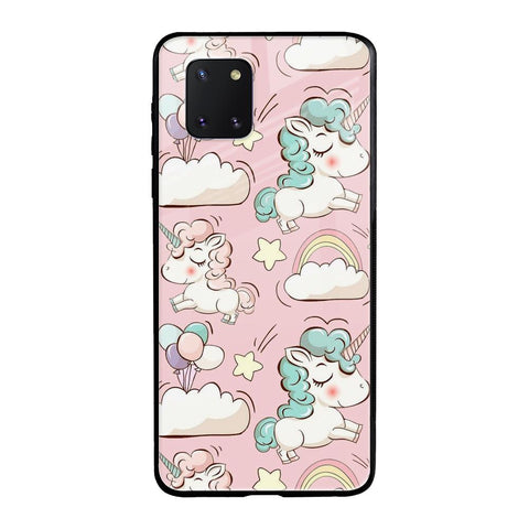 Balloon Unicorn Samsung Galaxy Note 10 Lite Glass Cases & Covers Online