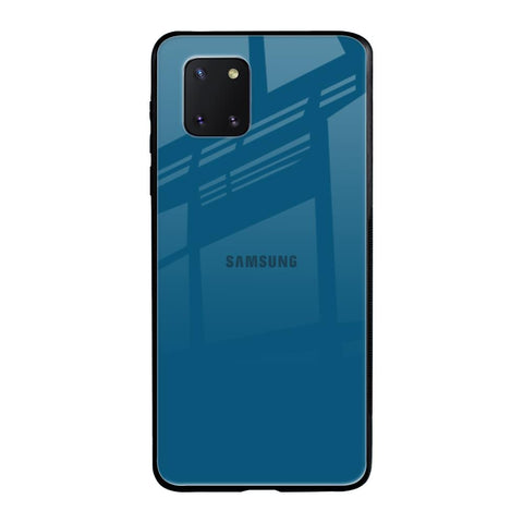 Cobalt Blue Samsung Galaxy Note 10 lite Glass Back Cover Online