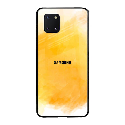 Rustic Orange Samsung Galaxy Note 10 lite Glass Back Cover Online