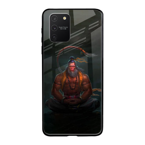 Lord Hanuman Animated Samsung Galaxy S10 lite Glass Back Cover Online