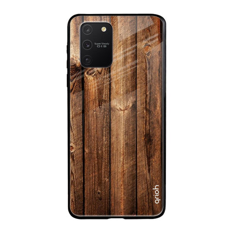 Timber Printed Samsung Galaxy S10 lite Glass Back Cover Online