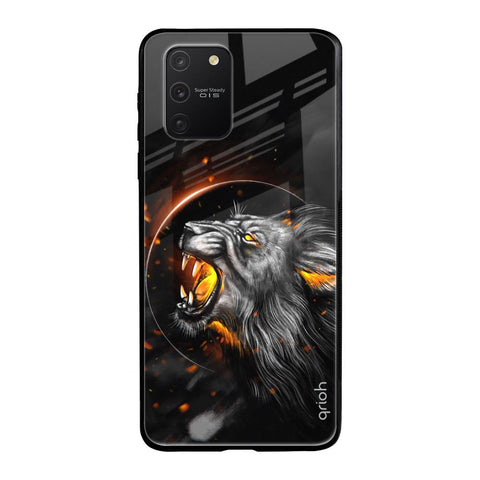 Aggressive Lion Samsung Galaxy S10 lite Glass Back Cover Online