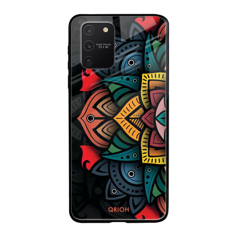 Retro Gorgeous Flower Samsung Galaxy S10 lite Glass Back Cover Online
