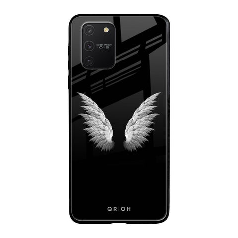 White Angel Wings Samsung Galaxy S10 lite Glass Back Cover Online