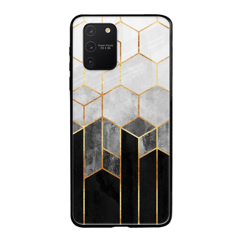 Tricolor Pattern Samsung Galaxy S10 lite Glass Back Cover Online