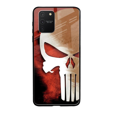 Red Skull Samsung Galaxy S10 lite Glass Back Cover Online