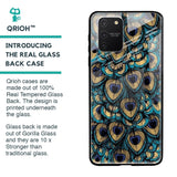 Peacock Feathers Glass case for Samsung Galaxy S10 Lite