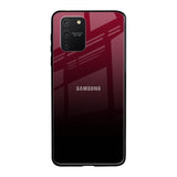 Wine Red Samsung Galaxy S10 lite Glass Back Cover Online