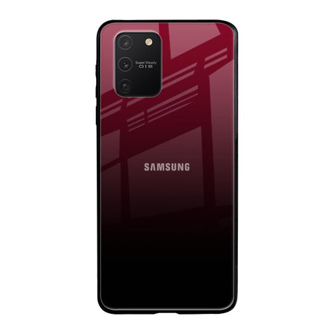 Wine Red Samsung Galaxy S10 lite Glass Back Cover Online