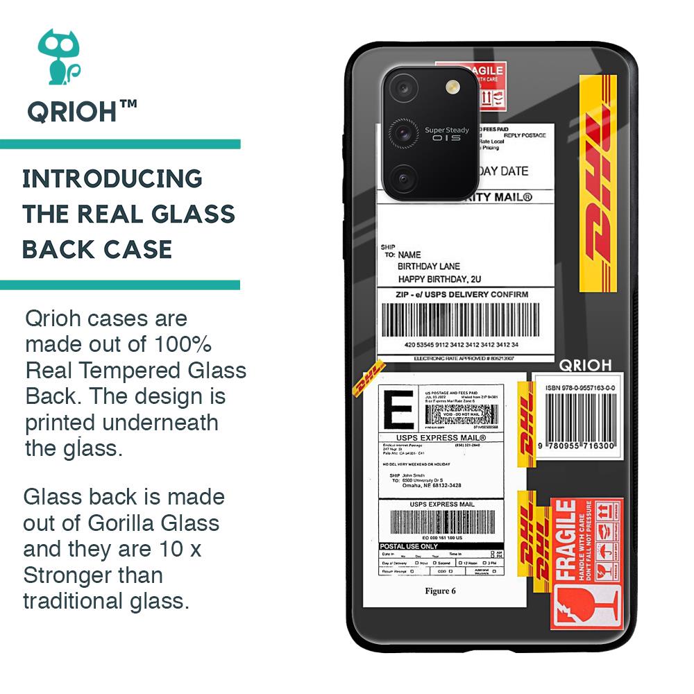Cool Barcode Label Glass case For Samsung Galaxy S10 lite