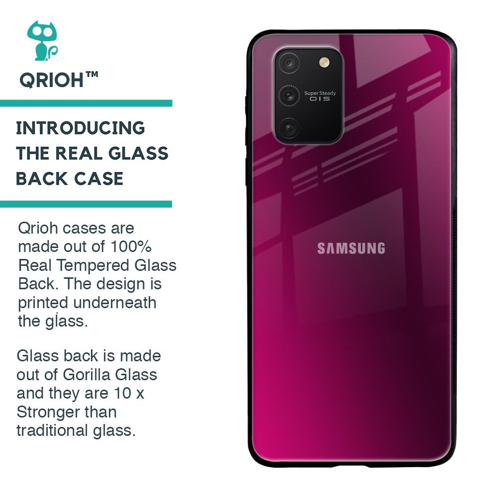 Pink Burst Glass Case for Samsung Galaxy S10 lite
